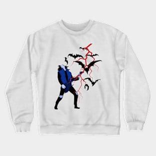 Eddie playing guitar Crewneck Sweatshirt